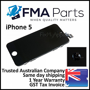 LCD Touch Screen Digitizer Assembly - Black [High Quality] for iPhone 5